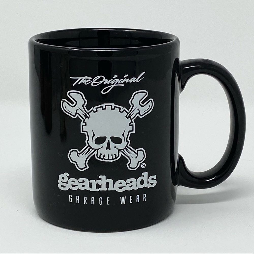 Skull Mug Gearheads Garage Wear Coffee Mug Skull Coffee Mug